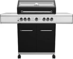 Grillfürst G520E Grill Control Edition 5-Brenner Gasgrill Mit Grill Control, Hochtemperaturbrenner, Heckbrenner Und Edelstahl Rosten