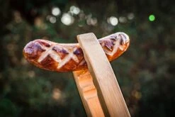 Grillfürst Grillzange Bambus, 60cm Extralang -Rosle Grills Geschaft Grillfuerst Bambus Grillzange Bratwurst