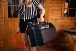 Grillfürst G201E 2-Brenner Gasgrill Portabel V2 - Campinggrill / Balkongrill 50mbar -Rosle Grills Geschaft Grillfuerst Camping Gasgrill G201 Transport