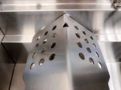 Grillfürst G201E 2-Brenner Gasgrill Portabel V2 - Campinggrill / Balkongrill 50mbar -Rosle Grills Geschaft Grillfuerst Campinggrill G201E Flammenschutzblech Edelstahl