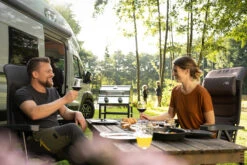 Grillfürst G201E 2-Brenner Gasgrill Portabel V2 - Campinggrill / Balkongrill 50mbar - Inkl. Untergestell -Rosle Grills Geschaft Grillfuerst Campinggrill G201E Gasgrill