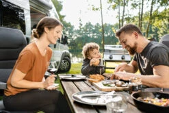 Grillfürst G201E 2-Brenner Gasgrill Portabel V2 - Campinggrill / Balkongrill 50mbar - Inkl. Untergestell -Rosle Grills Geschaft Grillfuerst Campinggrill Picknich unterwegs