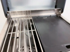 Grillfürst Grillplatte Gusseisen Für G201 Campinggrill/Wohnmobilgrill V2 - 32,8 X 22,8 Cm -Rosle Grills Geschaft Grillfuerst Campinggrill geteilte Grillroste Grillplatte