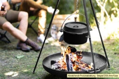 Grillfürst Dutch Oven Ohne Füsse DO7,5 -Rosle Grills Geschaft Grillfuerst DO ohne Fuesse Mood Feuerschale DO6