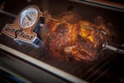 Grillfürst Universal Drehspieß / Rotisserie Set Aus Verchromtem Stahl Mit Motor Für 6-Brenner Geräte -Rosle Grills Geschaft Grillfuerst Drehspiess Rotisserie Spiess Forken 4 2