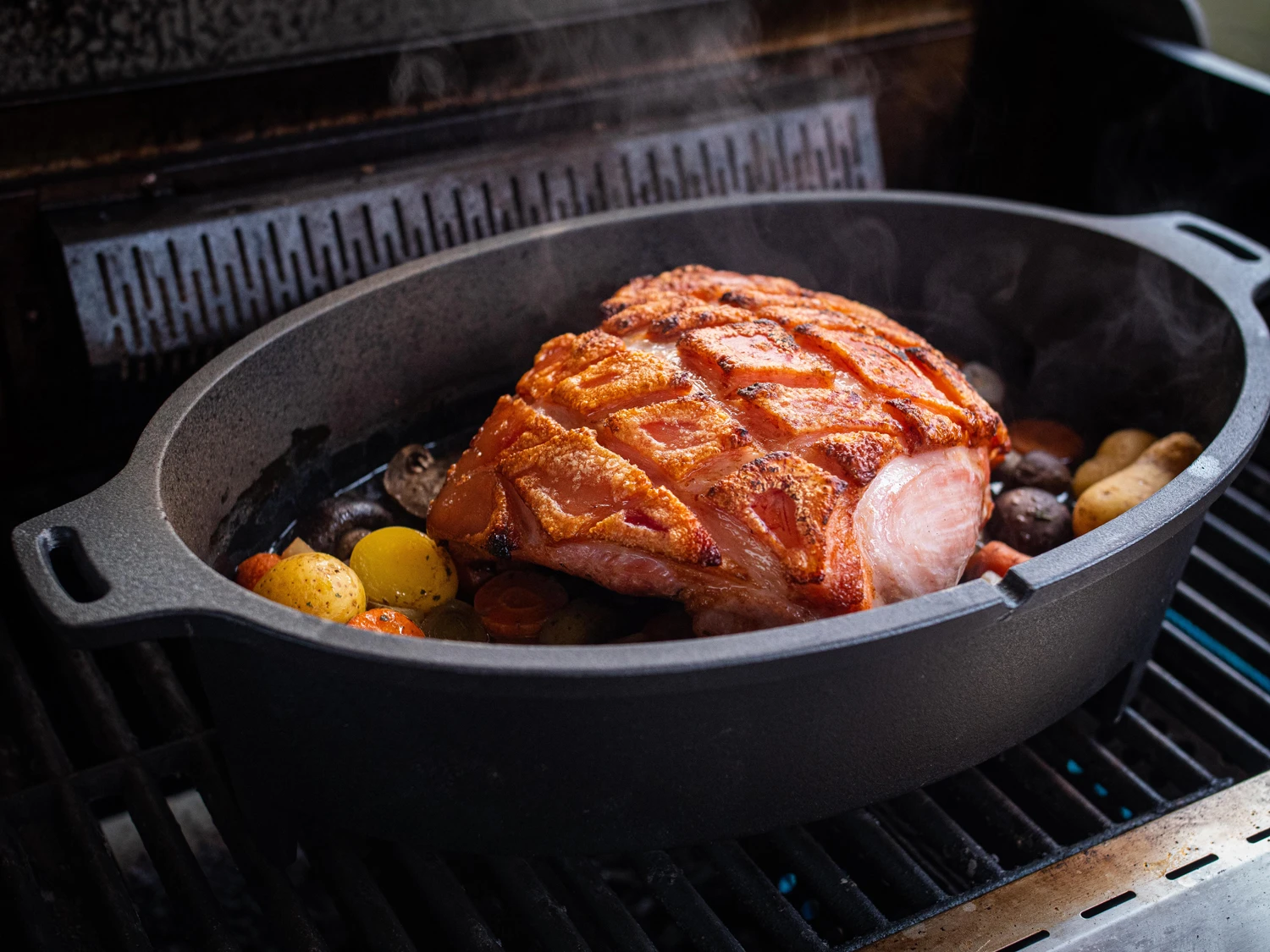 Grillfürst Dutch Oven BBQ Edition DO 6,5 Flach / Oval Für Grillfürst Grills, Weber Spirit, Weber Genesis, Broil King Signet, Broil King Monarch 7 Grillfürst Dutch Oven BBQ Edition DO 6,5 Flach / Oval Für Grillfürst Grills, Weber Spirit, Weber Genesis, Broil King Signet, Broil King Monarch – Bild 7