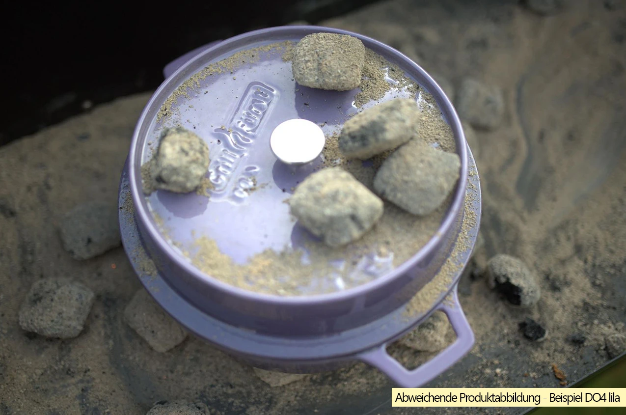 Grillfürst Emaillierter Dutch Oven Ohne Füsse DO4 - Rot 5 Grillfürst Emaillierter Dutch Oven Ohne Füsse DO4 - Rot – Bild 5