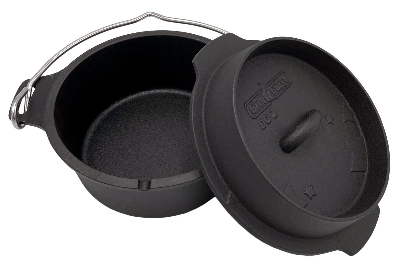 Grillfürst Dutch Oven Ohne Füsse DO2 2 Grillfürst Dutch Oven Ohne Füsse DO2 – Bild 2