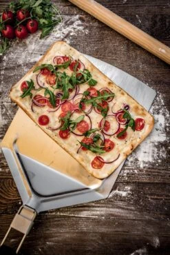 Grillfürst Pizzaheber / Pizzaschieber Edelstahl Klappbar -Rosle Grills Geschaft Grillfuerst Edelstahl Pizzaschaufel