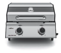 Grillfürst G201E 2-Brenner Gasgrill Portabel V2 - Wohnmobilgrill - 30mbar (EU-Gasgrill)