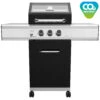 Grillfürst G210E 2-Brenner Gasgrill Mit Hochtemperaturbrenner Und Edelstahl Rosten