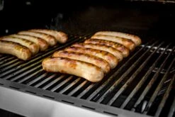 Grillfürst G510E 5-Brenner Gasgrill Mit Hochtemperaturbrenner Und Edelstahl Rosten -Rosle Grills Geschaft Grillfuerst Gasgrill G510E Bratwurst