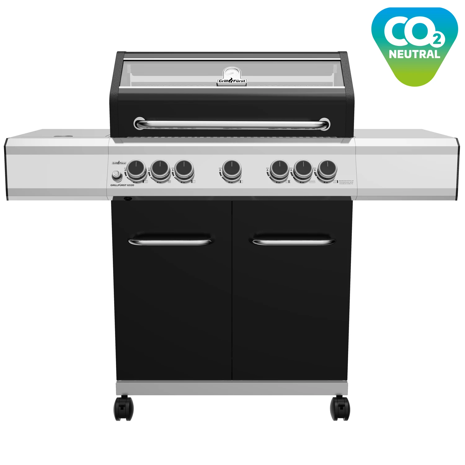 Grillfürst G520E 5-Brenner Gasgrill Mit Hochtemperaturbrenner, Heckbrenner Und Edelstahl Rosten 1 Grillfürst G520E 5-Brenner Gasgrill Mit Hochtemperaturbrenner, Heckbrenner Und Edelstahl Rosten