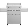 Grillfürst G521G 5-Brenner Edelstahl-Gasgrill Mit Hochtemperaturbrenner, Heckbrenner Und Gusseisen Rosten - X-DEAL Inkl. Zubehörpaket