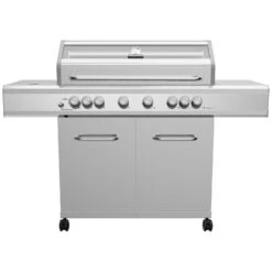Grillfürst G621E 6-Brenner Edelstahl-Gasgrill Mit Hochtemperaturbrenner, Heckbrenner Und Edelstahl Rosten - X-DEAL Inkl. Zubehörpaket