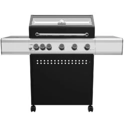 Grillfürst S530G 5-Brenner Gasgrill Mit Seitenkocher Und Gussrosten - Inkl. Gasgrill Einsteigerpaket -Rosle Grills Geschaft Grillfuerst Gasgrill S530G ohne Zertifikat