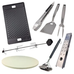 Grillfürst G521E 5-Brenner Edelstahl-Gasgrill Mit Hochtemperaturbrenner, Heckbrenner Und Edelstahl Rosten - X-DEAL Inkl. Zubehörpaket -Rosle Grills Geschaft Grillfuerst Gasgrills X Deals Zubehoerpaket E