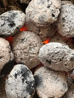 Grillfürst Grillbriketts 25kg 14 Grillfürst Grillbriketts 25kg -Rosle Grills Geschaft Grillfuerst Grillbriketts angezuendet Glut