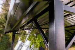 Grillfürst Premium Grillpavillon Aus Stahl Mit Wetterfestem Metalldach Und Ablageflächen -Rosle Grills Geschaft Grillfuerst Grillpavillon Stahl Streben Detail