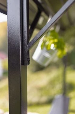 Grillfürst Premium Grillpavillon Aus Stahl Mit Wetterfestem Metalldach Und Ablageflächen -Rosle Grills Geschaft Grillfuerst Grillpavillon Stahlstrebe