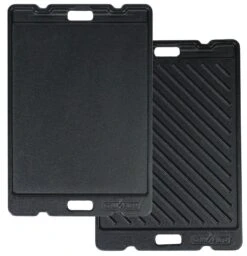 Grillfürst Grillplatte Gusseisen Für G201 Campinggrill/Wohnmobilgrill V2 - 32,8 X 22,8 Cm