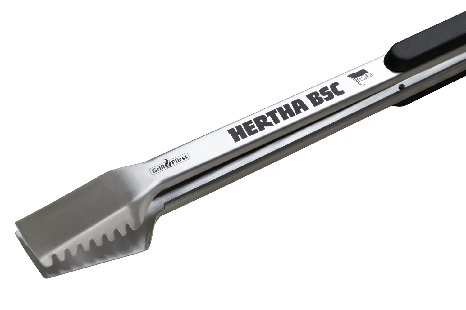 Grillfürst Premium Edelstahl Grillzange Mit Spatelkopf - Hertha BSC Edition 3 Grillfürst Premium Edelstahl Grillzange Mit Spatelkopf - Hertha BSC Edition – Bild 3