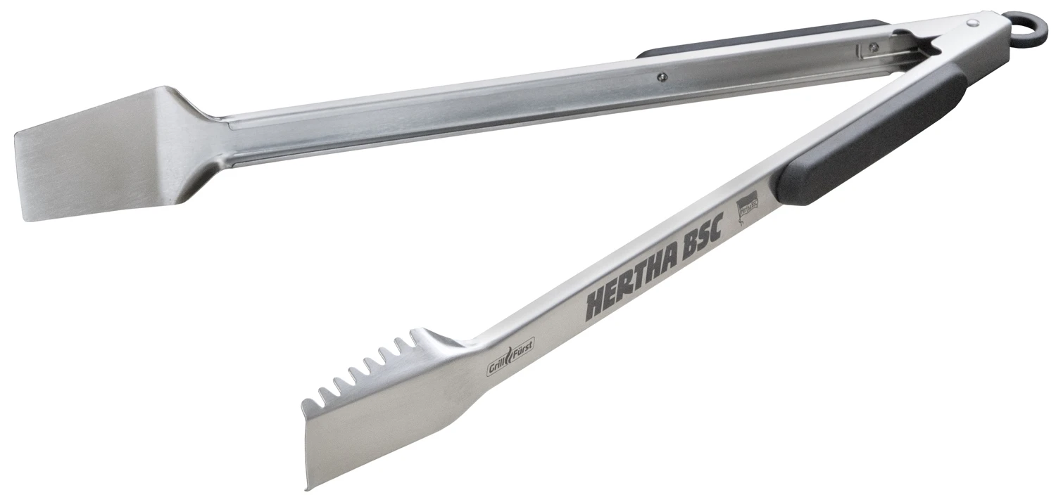 Grillfürst Premium Edelstahl Grillzange Mit Spatelkopf - Hertha BSC Edition 4 Grillfürst Premium Edelstahl Grillzange Mit Spatelkopf - Hertha BSC Edition – Bild 4