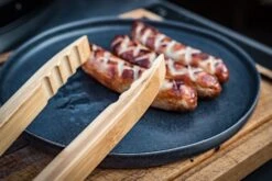 Grillfürst Grillzange Bambus, 60cm Extralang -Rosle Grills Geschaft Grillfuerst Holz Grillzange