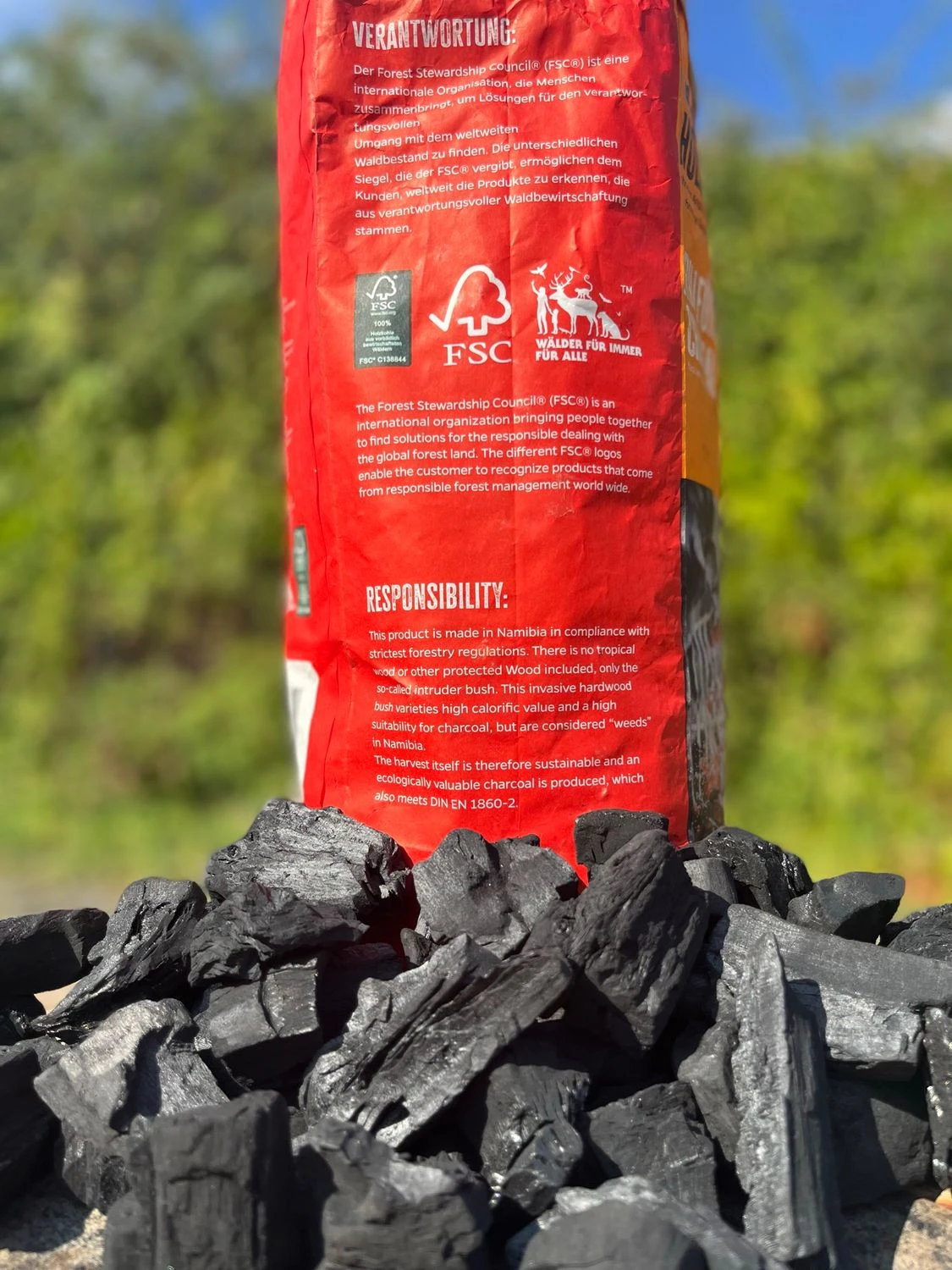 Grillfürst Holzkohle 5kg - Palette Mit 320 Kg (=64 Stk.) 3 Grillfürst Holzkohle 5kg - Palette Mit 320 Kg (=64 Stk.) – Bild 3