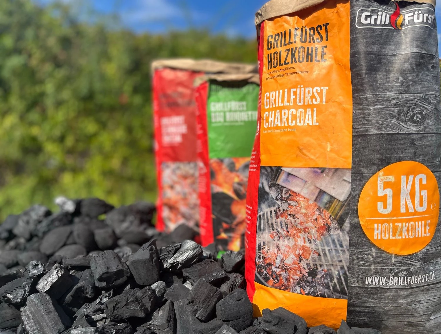 Grillfürst Holzkohle 5kg - Palette Mit 320 Kg (=64 Stk.) 9 Grillfürst Holzkohle 5kg - Palette Mit 320 Kg (=64 Stk.) – Bild 9