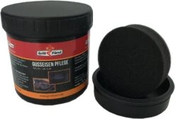 Grillfürst Dutch Oven Set / Gusseisen Pflegeset -Rosle Grills Geschaft Grillfuerst Pflegepaste Gusseisen Schwamm