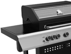 Grillfürst S530G 5-Brenner Gasgrill Mit Seitenkocher Und Gussrosten - Inkl. Gasgrill Einsteigerpaket -Rosle Grills Geschaft Grillfuerst S 530 Gasgrill Seitenkocher Gussroste emaillierte 5 1676284365