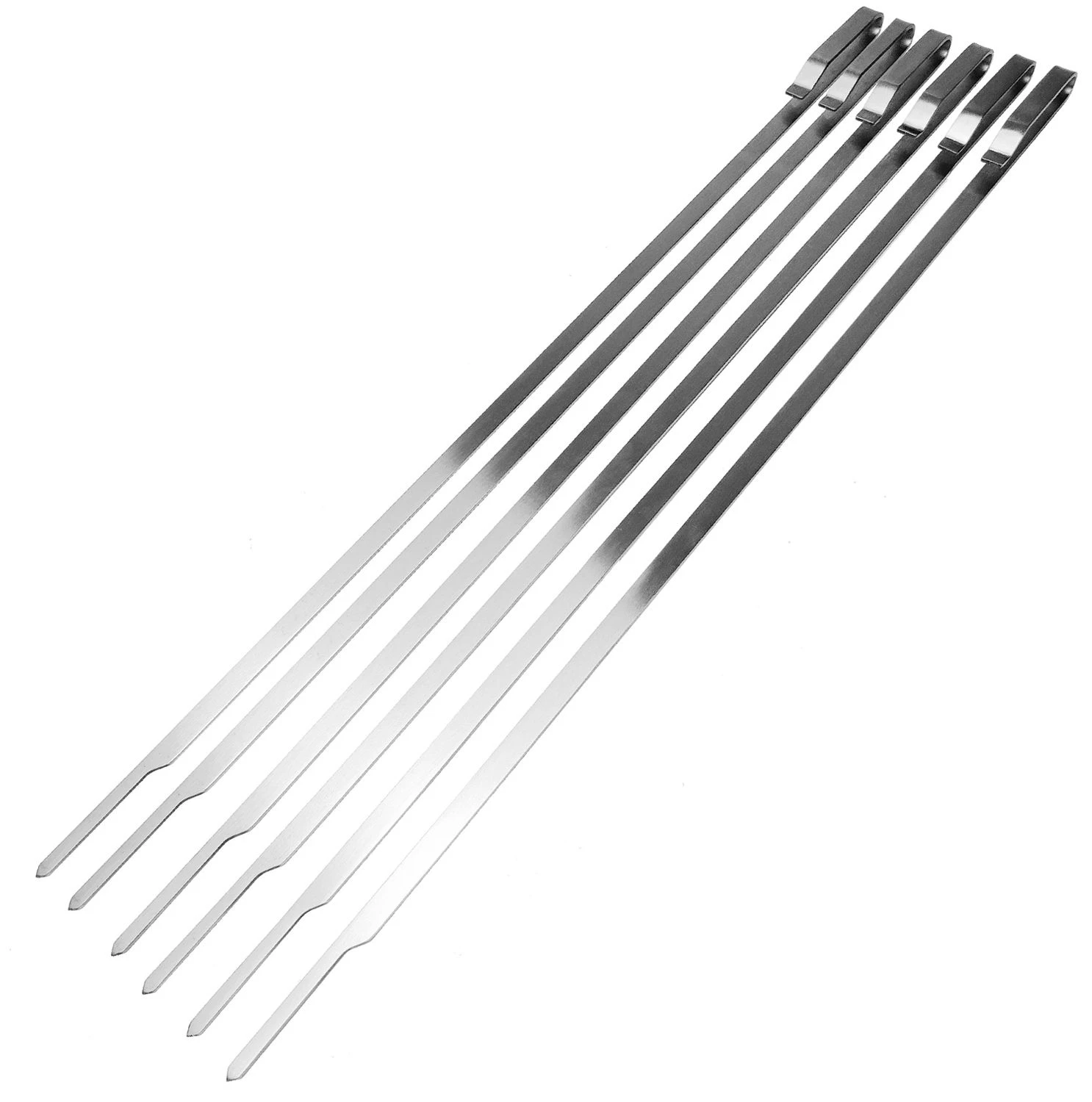 Grillfürst Edelstahl Schaschlikset Für Drehspieße - Mit 6 Spießen, 60 Cm 2 Grillfürst Edelstahl Schaschlikset Für Drehspieße - Mit 6 Spießen, 60 Cm – Bild 2