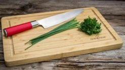 Grillfürst Schneidebrett Set, 2 Kleine Schneidebretter 39 X 26cm, 1 Großes Schneidebrett 50 X 30cm -Rosle Grills Geschaft Grillfuerst Schneidebrett klein Schnittlauch