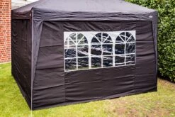 Grillfürst Seitenwände Für 3x3m Grillpavillon / Gartenpavillon / Grillzelt 4er Set - Neue Version 2.0 -Rosle Grills Geschaft Grillfuerst Seitenwand Set Pavillon