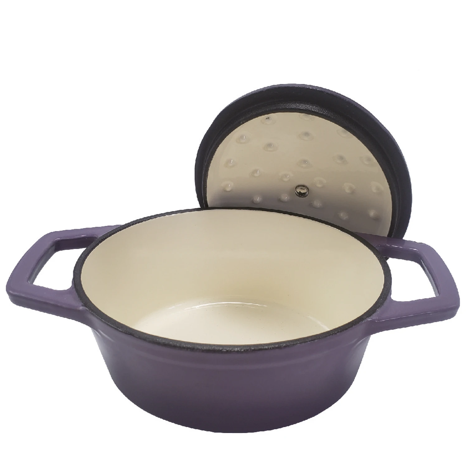 Grillfürst Dutch Oven Sternentöpfchen / Gusseisen Bräter - Emailliert - S - Lila 2 Grillfürst Dutch Oven Sternentöpfchen / Gusseisen Bräter - Emailliert - S - Lila – Bild 2