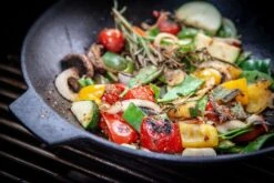 Grillfürst Gusseisen Wok Mit 2 Griffen Ø 30 Cm -Rosle Grills Geschaft Grillfuerst Wok gusseisen