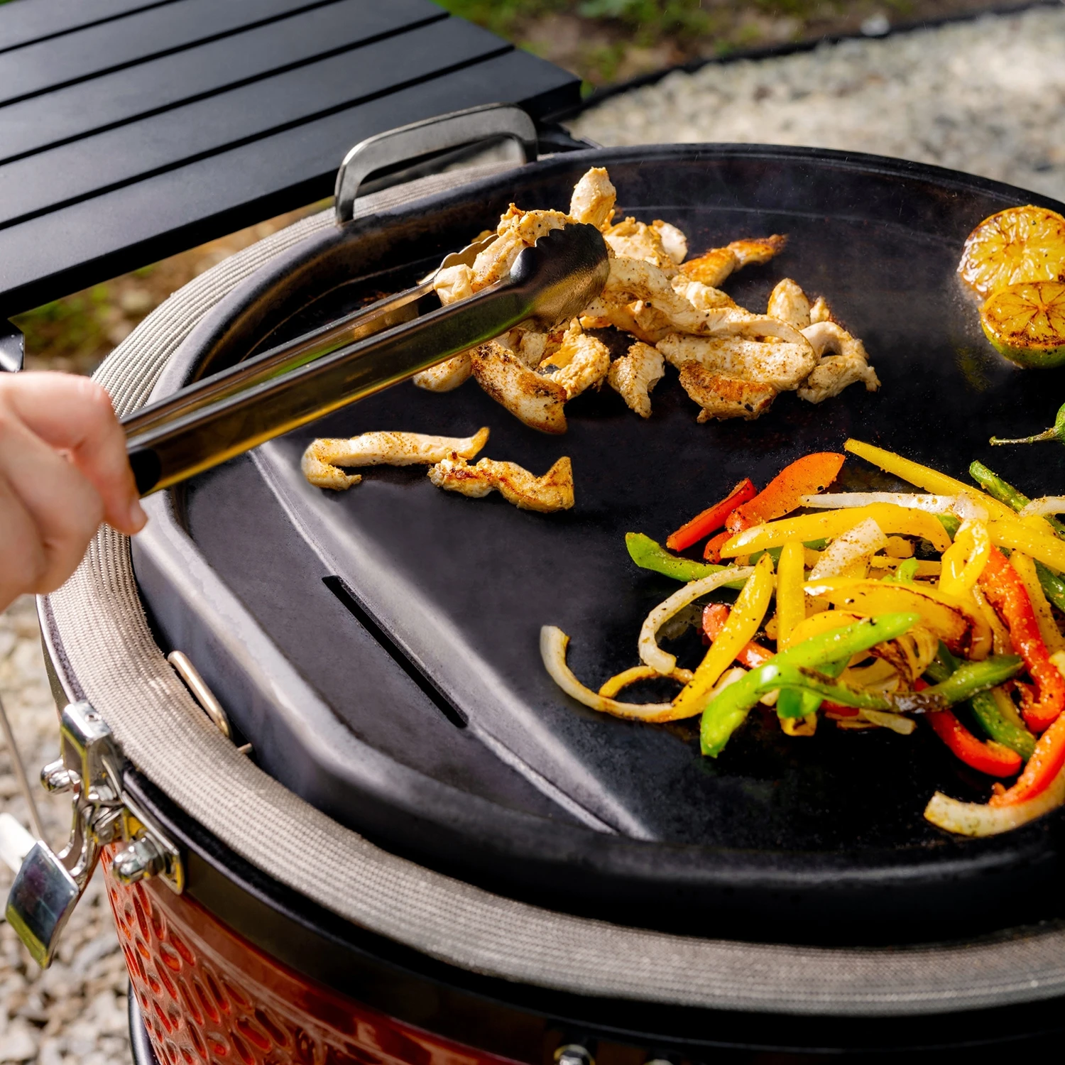 Kamado Joe Karbonstahl Grillplatte - Classic Joe 2 Kamado Joe Karbonstahl Grillplatte - Classic Joe – Bild 2