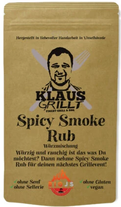 Spicy Smoke Rub 250 G Beutel By Klaus Grillt
