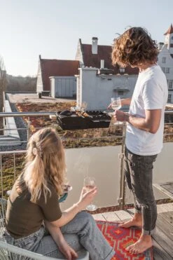 Knister Gasgrill - Ausziehbarer Kompaktgrill -Rosle Grills Geschaft Knister Gasgrill Balkongrillen