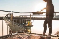 Knister Gasgrill - Ausziehbarer Kompaktgrill -Rosle Grills Geschaft Knister Kompaktgrill Gas Halterung