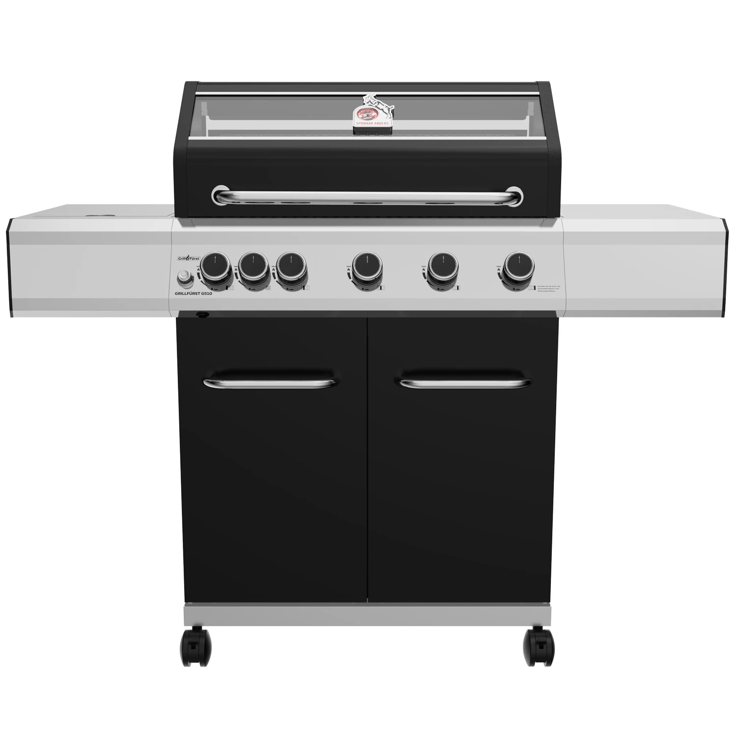 Grillfürst G510E 5-Brenner Gasgrill - 1. FC Köln Edition - Edelstahlroste 1 Grillfürst G510E 5-Brenner Gasgrill - 1. FC Köln Edition - Edelstahlroste