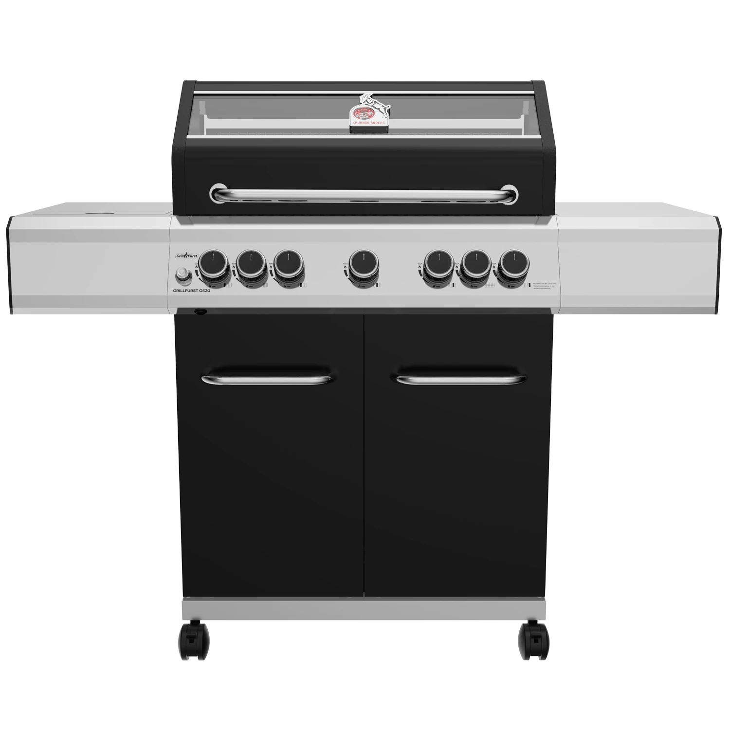 Grillfürst G520E 5-Brenner Gasgrill - 1. FC Köln Edition - Edelstahlroste 1 Grillfürst G520E 5-Brenner Gasgrill - 1. FC Köln Edition - Edelstahlroste