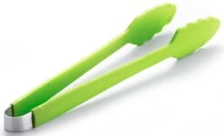 LotusGrill Grillzange Edelstahl Mit Silikonüberzug Limettengrün