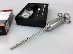 Grillfürst Profi Marinierspritze Aus Edelstahl -Rosle Grills Geschaft Marinierspritze gelochte Spitze