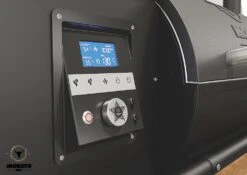 Moesta Pelletgrill Sheriff Inklusive Bambus Ablagebrett Und Abdeckhaube - Modell 2023 -Rosle Grills Geschaft Moesta BBQPelletgrill Bedienung digital 1