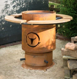 Moesta Bandit FirePlace Ablagebretter Bambus -Rosle Grills Geschaft Moesta Bandit Feuerstelle Ablage Mood