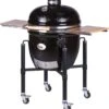 Monolith Grill LeCHEF BBQ GURU - PRO-Serie 2.0 Schwarz - MIT Gestell Und Seitentischen