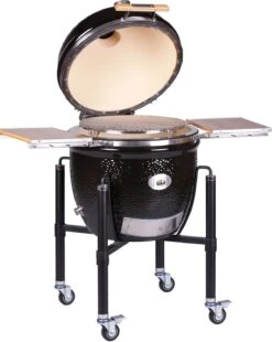 Monolith Grill LeCHEF PRO-Serie 2.0 Schwarz - MIT Gestell Und Seitentischen -Rosle Grills Geschaft Monolith Keramik Grill Le Chef PRO Serie 2 0 121030 black 4