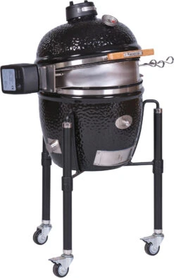 Monolith ICON / Junior Rotisserie / Drehspieß Set -Rosle Grills Geschaft Monolith Rotisserie Junior montiert